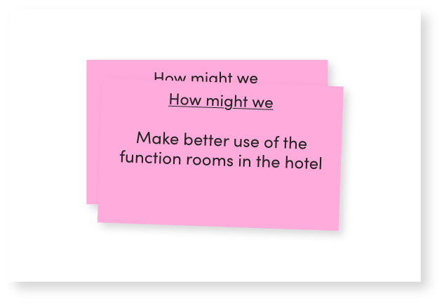 Lightning Decision Jam - How Might We